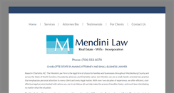 Desktop Screenshot of mendinilaw.com