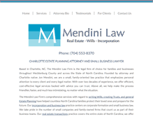 Tablet Screenshot of mendinilaw.com